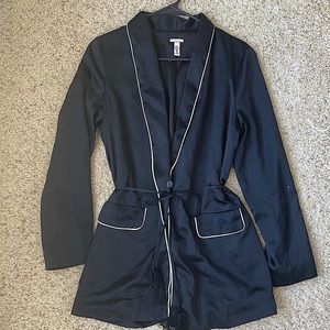 Black Silk Victoria Secret Robe